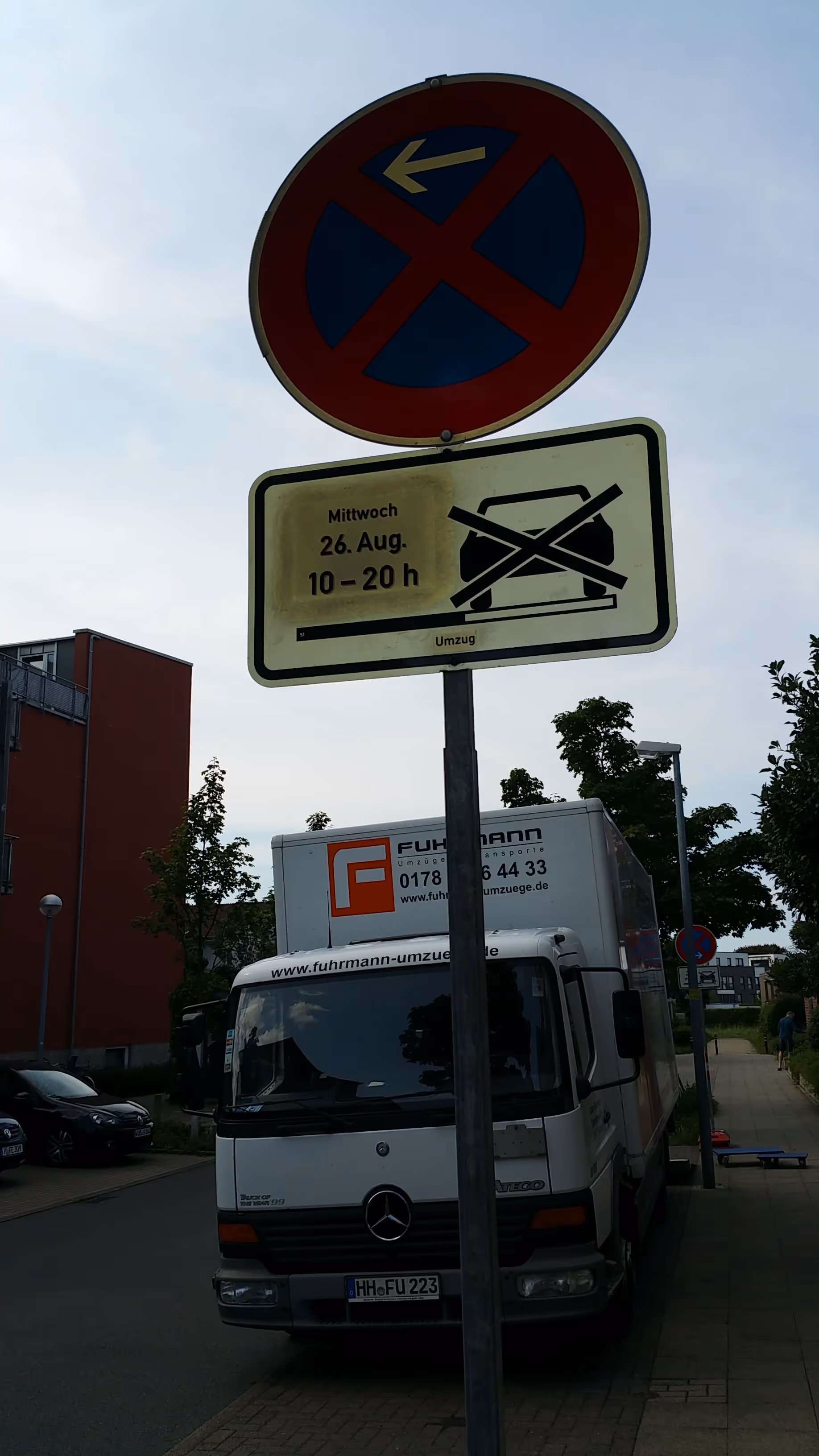 Halteverbot in Hamburg bestellen