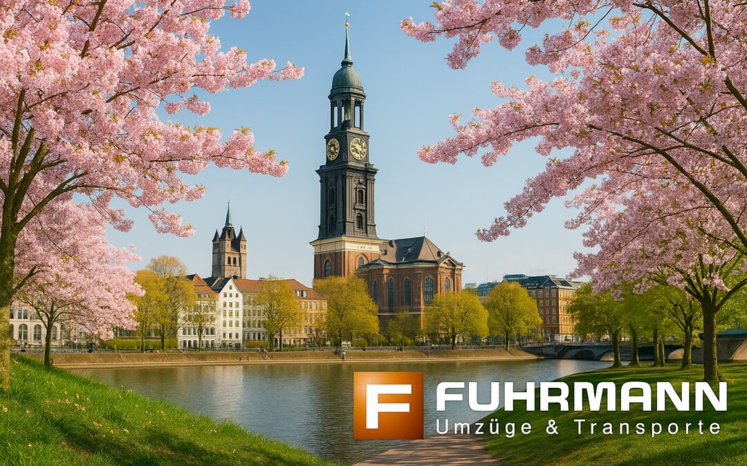 Umzug Hamburg in Frühling
